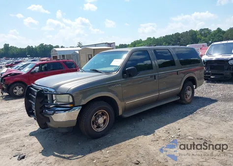 2002 Ford Excursion Limited z USA, uszkodzony, nr VIN 1FMNU42F22EA14602